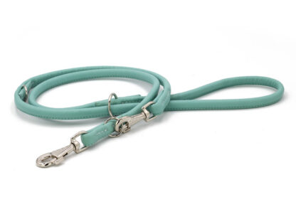 Lederleine rundgenäht mint 2m/10mm